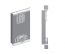 Schiebetürenschrank / Kleiderschrank mit Spiegel Tomlis 05B, Farbe: Weiß matt / Eiche Sonoma - Abmessungen: 200 x 200 x 62 cm (H x B x T)