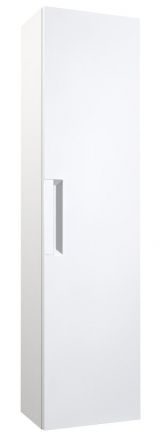 Badezimmer - Hochschrank Purina 22, Farbe: Weiß matt – 138 x 35 x 25 cm (H x B x T)