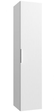 Badezimmer - Hochschrank Bilaspur 07, Farbe: Weiß matt – Abmessungen: 160 x 35 x 35 cm (H x B x T)
