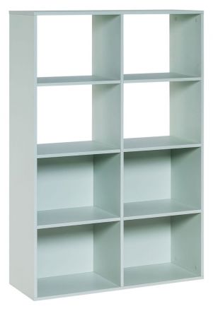 Jugendzimmer - Regal Skalle 03, Farbe: Pistaziengrün - Abmessungen: 142 x 94 x 35 cm (H x B x T)