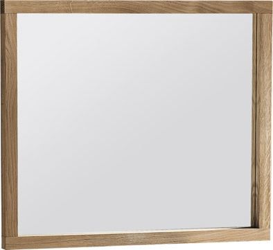 Spiegel "Kyme" Wildeiche natur, massiv - 70 x 60 x 3 cm (H x B x T)
