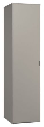 Drehtürenschrank / Kleiderschrank Bentos 12, Farbe: Grau- Abmessungen: 187 x 47 x 57 cm (H x B x T)