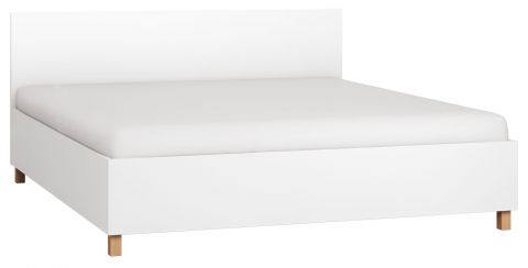 Doppelbett Invernada 18 inkl. Lattenrost, Farbe: Weiß - Liegefläche: 180 x 200 cm (B x L)