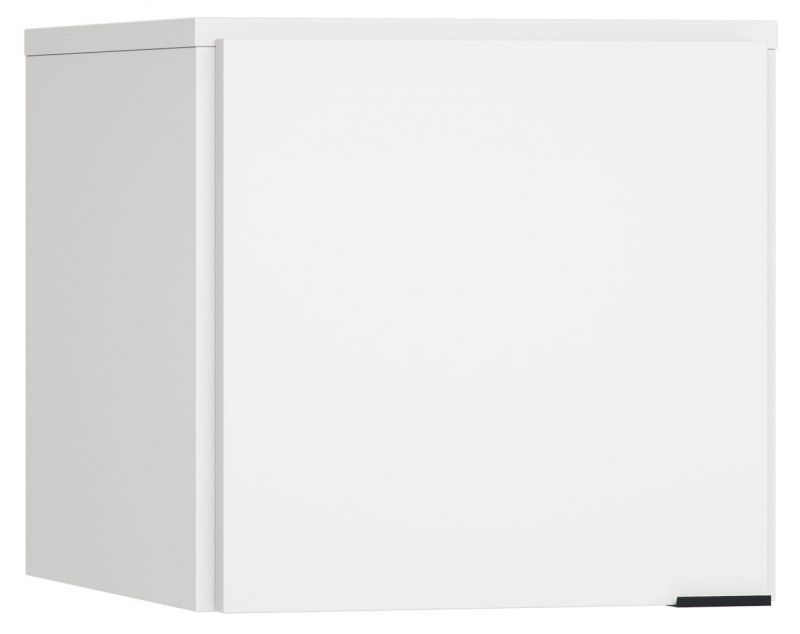 Aufsatz für eintürigen Kleiderschrank Chiflero, Farbe: Weiß - Abmessungen: 45 x 47 x 57 cm (H x B x T)