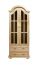 Regalschrank, Vitrine, 95 cm breit, Kiefer Holz-Massiv, Optik: Natur