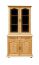 Bücherschrank, Vitrine - Kiefer Massivholz, Farbe: Natur, 95 cm breit