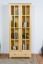 Bücherregal Bücherschrank Büchervitrine - 80 cm breit, Kiefer Holz-Massiv, Optik: Natur