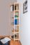 Bücherregal - 52 cm breit, Kiefer Holz-Massiv, Farbe: Natur