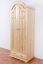 Kiefer-Schrank A-Qualität Massivholz Natur 224x95x60 cm