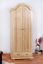 Kiefer-Schrank A-Qualität Massivholz Natur 224x95x60 cm