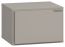 Nachtkommode Bentos 17, Farbe: Grau - Abmessungen: 32 x 45 x 40 cm (H x B x T)