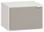 Nachtkommode Bellaco 42, Farbe: Weiß / Grau - Abmessungen: 32 x 45 x 40 cm (H x B x T)