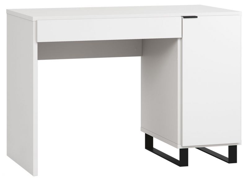 Schreibtisch Chiflero 26, Farbe: Weiß - Abmessungen: 78 x 110 x 57 cm (H x B x T)