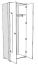 Jugendzimmer - Drehtürenschrank / Kleiderschrank Gabriel 16, Farbe: Weiß / Grün - 220 x 85 x 54 cm (H x B x T)