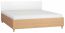 Doppelbett Arbolita 22 inkl. Lattenrost, Farbe: Eiche / Weiß - Liegefläche: 180 x 200 cm (B x L)