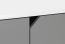 Kommode Maremmano 02, Farbe: Weiß / Grau - Abmessungen: 80 x 160 x 42 cm (H x B x T)