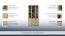 Vitrine "Kontich" 02, Farbe: Eiche Sonoma - Abmessungen: 212 x 110 x 42 cm (H x B x T)