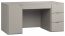 Schreibtisch Bentos 02, Farbe: Grau - Abmessungen: 70 x 140 x 67 cm (H x B x T)