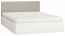 Doppelbett Bellaco 45 inkl. Lattenrost, Farbe: Weiß / Grau - Liegefläche: 140 x 200 cm (B x L)