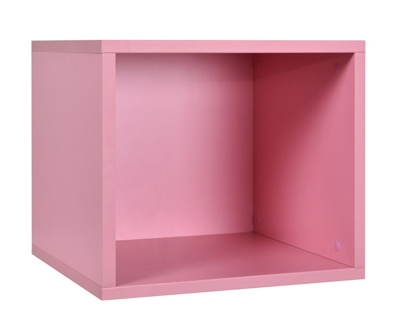 Kinderzimmer - Hängeregal / Wandregal Luis 06, Farbe: Rosa