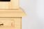 Bücherschrank, Vitrine - Kiefer Massivholz, Farbe: Natur, 95 cm breit