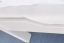 Einzelbett / Gästebett "Easy Premium Line" K1/1h, 90 x 200 cm Buche Vollholz massiv weiß lackiert