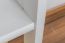 Bücherregal - 80 cm breit, Kiefer Holz-Massiv, Farbe: Weiß