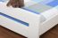 Doppelbett "Easy Premium Line" K6, 160 x 200 cm Buche Vollholz massiv weiß lackiert