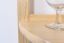Regal, Küchenregal, Wohnzimmerregal, Bücherregal - 40 cm breit, Kiefer Holz-Massiv, Farbe: Natur