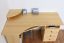 Schreibtisch Kiefer massiv Vollholz natur Junco 186 - Abmessungen: 75 x 138 x 83 cm (H x B x T)