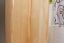 Kleiderschrank Massivholz natur 007 - 190 x 80 x 60 cm (H x B x T)