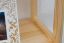 Standregal, 60 cm breit, Kiefer Holz-Massiv, Farbe: Natur