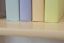 Regal, Küchenregal, Wohnzimmerregal, Bücherregal - 50 cm breit, Kiefer Holz-Massiv, Farbe: Natur