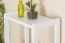 Regal, Küchenregal, Wohnzimmerregal, Bücherregal - 50 cm breit, Kiefer Holz-Massiv, Farbe: Weiß