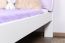 Kinderbett / Jugendbett Kiefer massiv Vollholz Weiß 74, inkl. Lattenrost - Liegefläche 80 x 200 cm