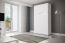 Schrankbett Namsan 02 vertikal, Farbe: Weiß matt / Weiß glänzend - Liegefläche: 120 x 200 cm (B x L)