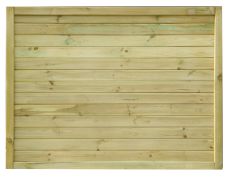 Sichtschutz niedrig | 7-teiliges SET | für Pavillon Vitalba | Fichte / Kiefer | Kesseldruckimprägniert | Maße: 120 x 90 cm