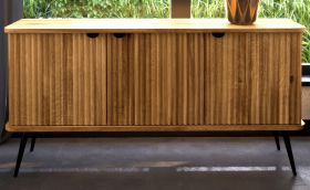 Kommode Rolleston 13 Wildeiche massiv geölt - Abmessungen: 72 x 144 x 46 cm (H x B x T)
