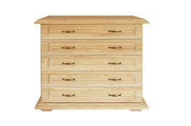 Kommode Kiefer massiv Vollholz natur Pipilo 21 - Abmessung 88 x 96 x 54 cm (H x B x T)