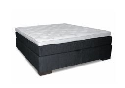 Boxspringbett EBON, Box: Bonellfederkern, Matratze: 5 Zonen - Taschenfederkern, Top Matress: Latex - Abmessung: 140 x 200 cm