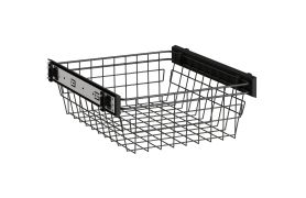 Wäschekorb | 2er Set | ausziehbar | Farbe: Anthrazit | Maße: 42 x 46 x 16 cm
