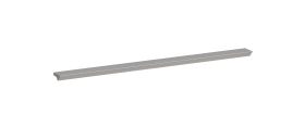LED-Leiste | 2,12 W | 2 m Kabel | neutrale helle Farbe | Farbe: Chrom | per Fernbedienung steuerbar | Maße: 49 x 1 x 3 cm