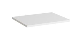 Holzeinlegeboden | 2er Set | Farbe: Weiß | Maße: 50 x 36 x 2 cm