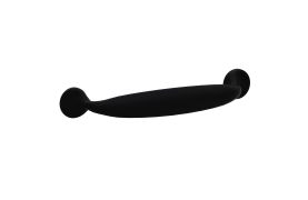 Griff | 2er Set | Farbe: Schwarz | Maße: 12,5 x 2,5 cm