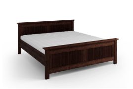 Doppelbett / Gästebett | aus massiv finnische Kiefer | Farbe: Tabacco | natürliche Maserung | Liegefläche: 160 x 200 cm | ästhetisch und zeitloses Design