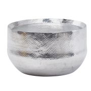 Wohnzimmertisch, Farbe: Silber - Abmessungen: 60 x 60 x 35 cm (B x T x H)
