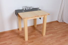 Tisch Kiefer massiv Vollholz natur Junco 239A - 80 x 80 cm (B x T)