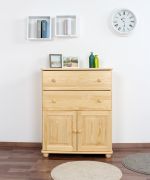 Kommode Kiefer massiv Vollholz natur Junco 165 – Abmessung 100 x 80 x 42 cm