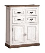 Sideboard "Kilkis" Kiefer altweiß 13 - 118 x 94 x 42 cm (H x B x T)