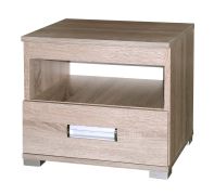 Nachtkommode Kikori 10, Farbe: Sonoma Eiche - Abmessungen: 45 x 50 x 40 cm (H x B x T)